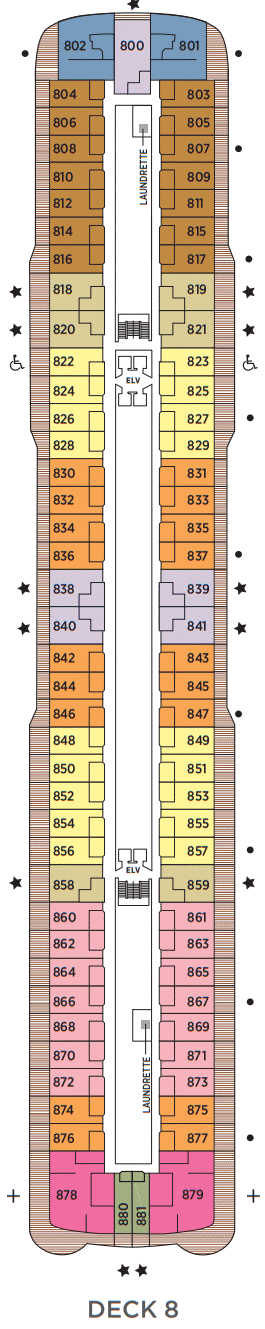 Deckplan Deck 8 – Seven Seas Splendor