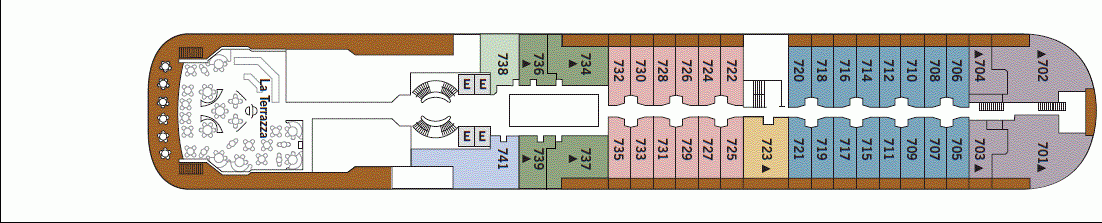 Deckplan Deck 7 – Silver Wind