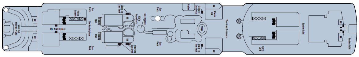 Deckplan Deck 15 – Norwegian Epic