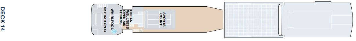 Deckplan Deck 14 – Explora IV