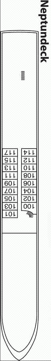 Deckplan Neptundeck – Ariana
