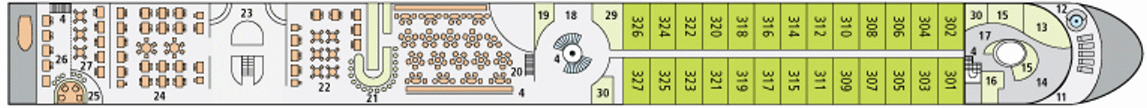 Deckplan Deck 3 – A-Rosa Brava