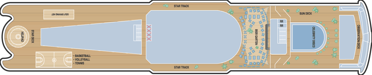 Deckplan Deck 13 – Norwegian Spirit