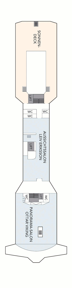 Deckplan Deck 7 – Kong Harald