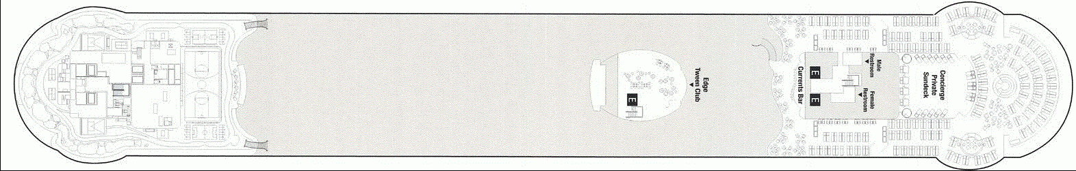 Deckplan Deck 13 – Disney Dream