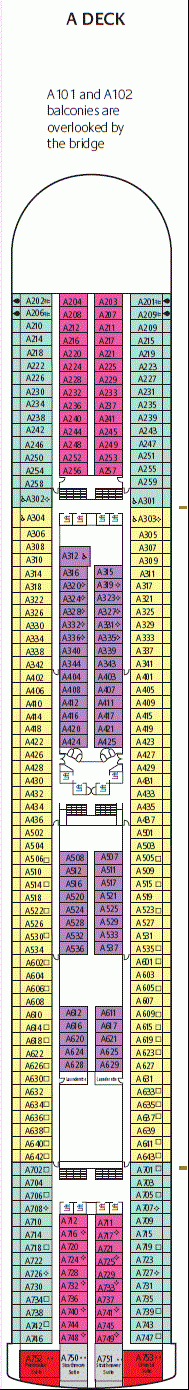 Deckplan A Deck – Ventura