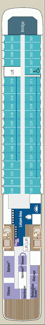 Deckplan Deck 5 – Soléal