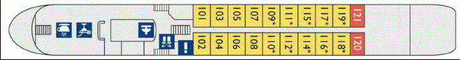 Deckplan Oberdeck – Katharina von Bora