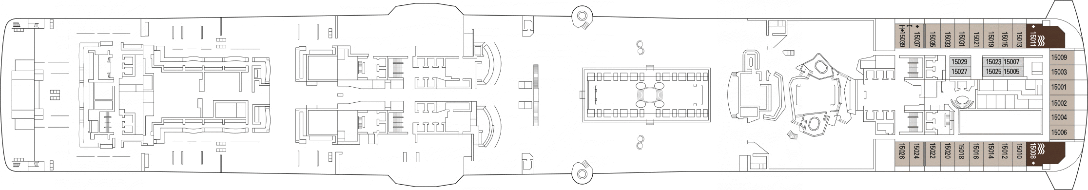 Deckplan Cezanne – MSC Grandiosa
