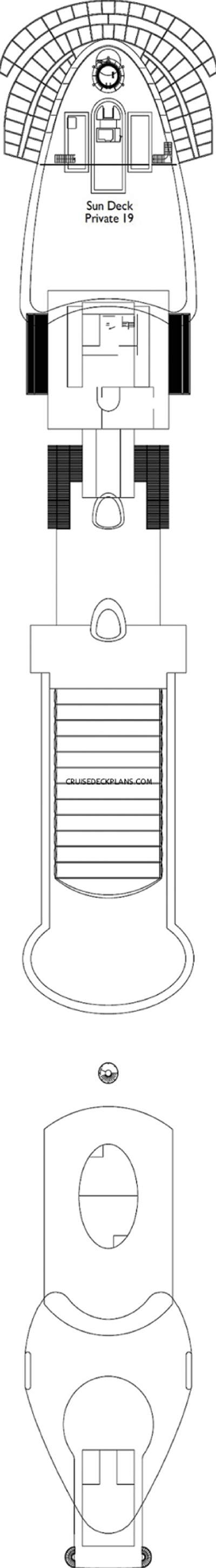 Deckplan Deck 19 – Costa Smeralda
