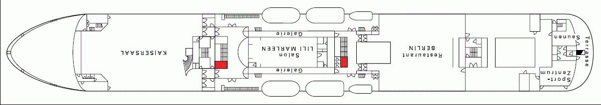 Deckplan Deck 6 Deutschland-Deck – Deutschland