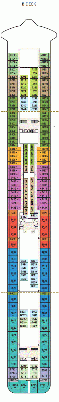 Deckplan B Deck – Britannia
