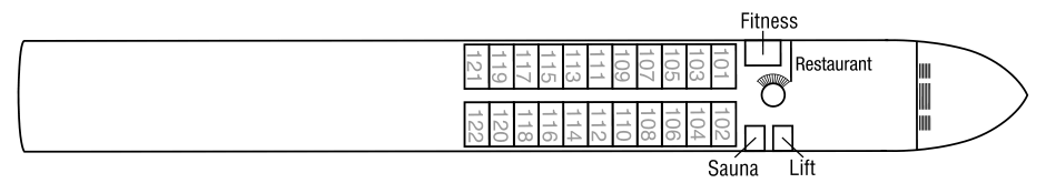 Deckplan Neptundeck – Alina