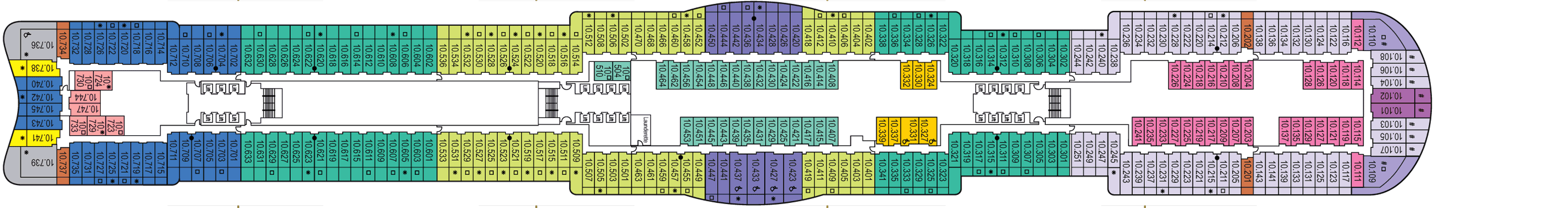 Deckplan Deck 10 – Iona
