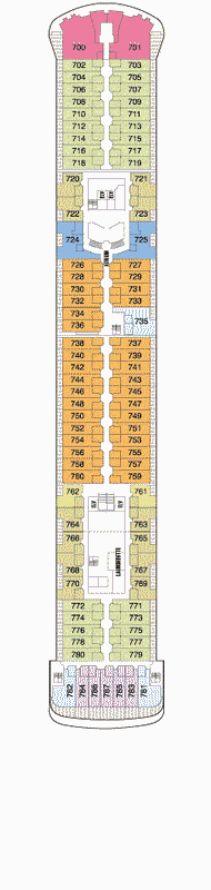 Deckplan Deck 7 – Seven Seas Voyager