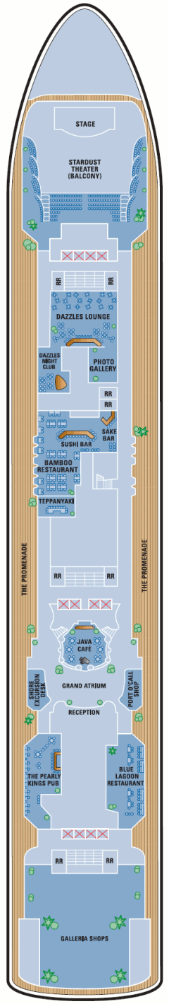 Deckplan Deck 7 – Norwegian Star