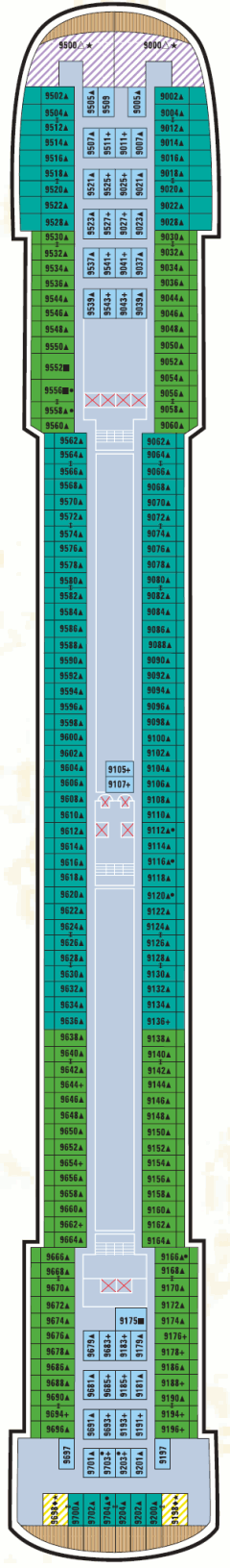 Deckplan Deck 09 – Pride of America