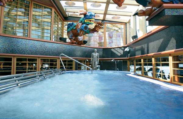 Die Whirpools bieten den Gästen eine Oase der Erholung
