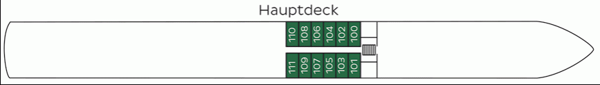 Deckplan Hauptdeck – Bijou du Rhone