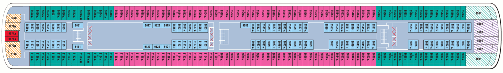 Deckplan Deck 09 – Norwegian Gem