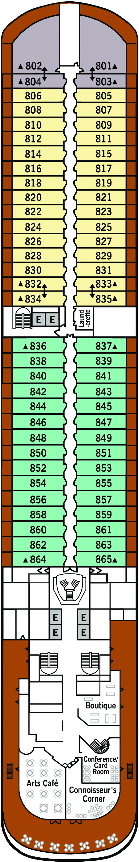 Deckplan Deck 8 – Silver Moon
