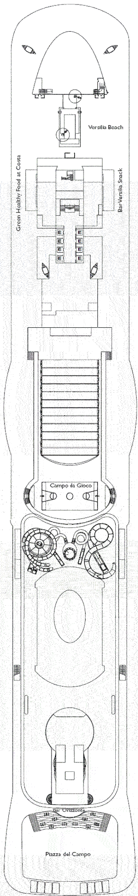 Deckplan Deck 18 – Costa Toscana