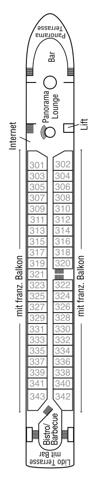 Deckplan Oriondeck – Alina