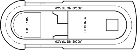 Deckplan Sun Deck – Carnival Sensation