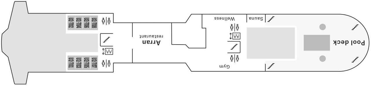 Deckplan Deck 7 – MS Finnmarken
