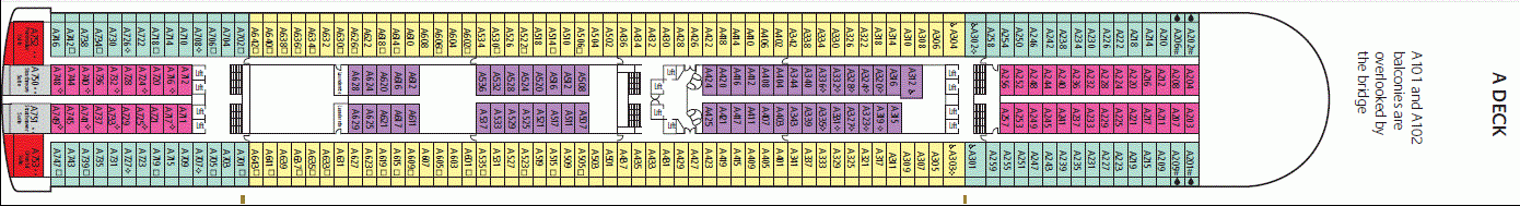 Deckplan A Deck – Ventura
